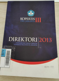 Direktori Perguruan Tinggi swasta Kopertis Wilayah III Jakarta 2013