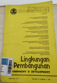 Lingkungan Pembangunan : Environment & Development