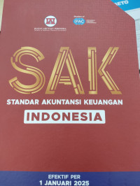 Image of Standar akuntansi keuangan (SAK) indonesia