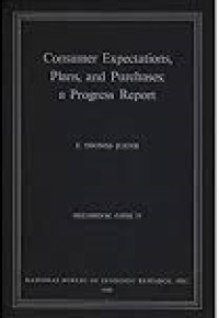 consumer expectations,plans,and purchases;a progress report