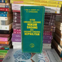 Kitab Undang-Undang HUKUM DAGANG dan Undang-Undang Kepailitan