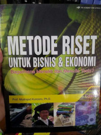 METODE RISET UNTUK BISNIS & EKONOMI