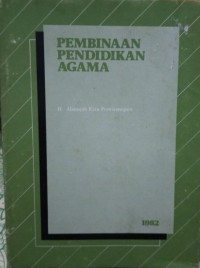 Pembinaan pendidikan agama