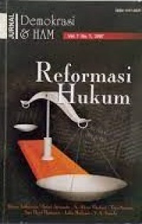 Jurnal Demokrasi & HAM Mei2007 vol.7 no.1