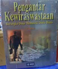 Pengantar Kewiraswastaan Kerangka dasar memasuki dunia bisnis